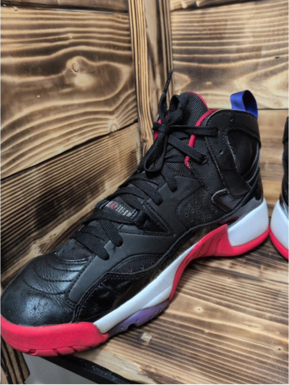 Jordan Jumpman Two Trey Bred Raptors Black True Red Concord No Box Size 10.5